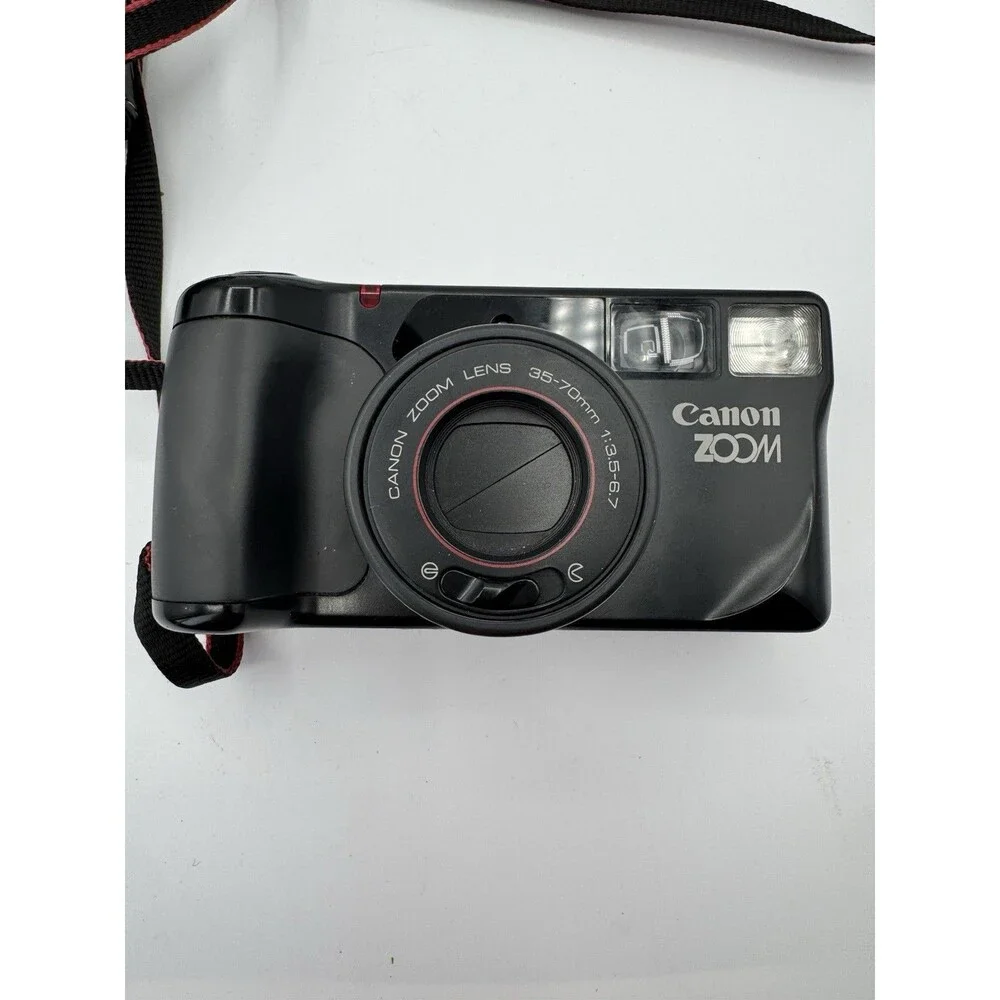 Canon Sure Shot Zoom XL 35-70mm 35mm Film Camera Tested w Case Battery Strap